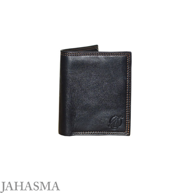 Men’s Leather RFID Wallet Extra Capacity Attached Button Flip Pocket