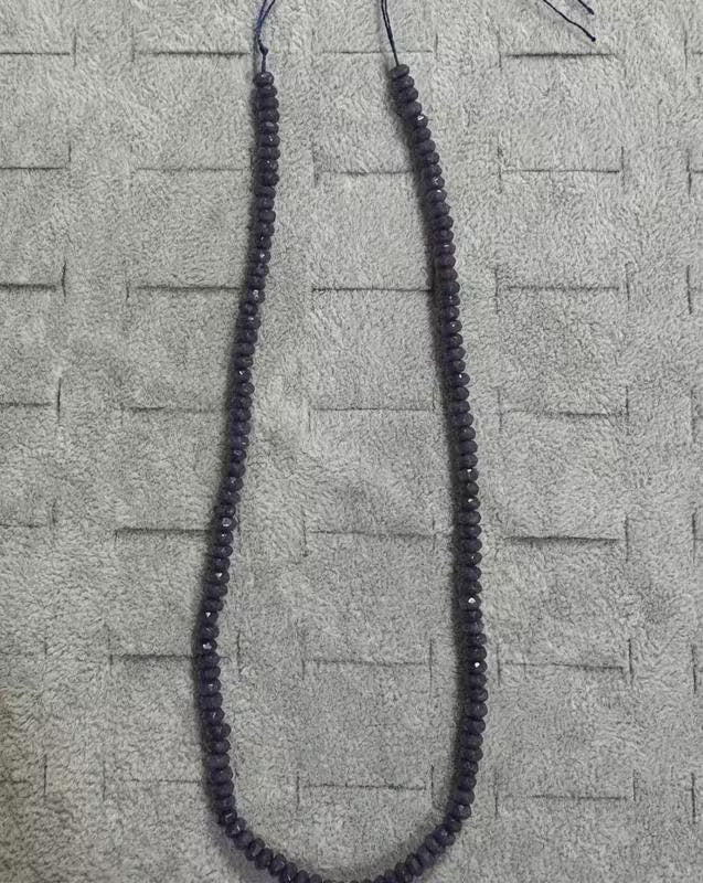 Blue Sapphire Faceted Cube Beads 2mm – Tiny Gemstone Beads for Jewelry Making & Crafting