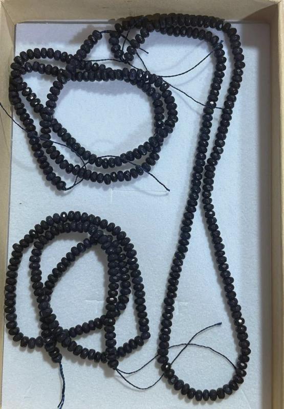 Blue Sapphire Faceted Cube Beads 2mm – Tiny Gemstone Beads for Jewelry Making & Crafting