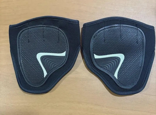 Four-Finger Weightlifting Gloves – Non-Slip Leather, Fingerless, Ergonomic, Velcro Strap