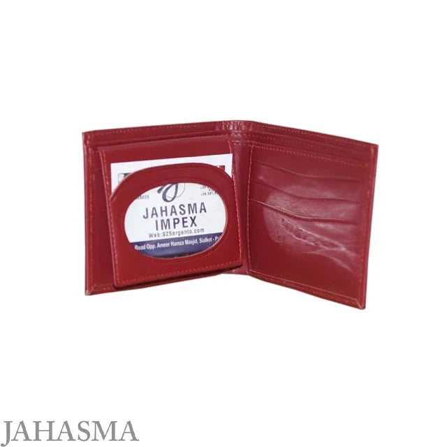 Men’s Leather Wallet Extra Capacity Attached Flip Pocket