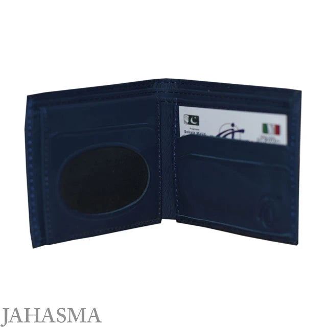 Genuine Leather Men’s Wallet – Textured Design with Zipper Pocket